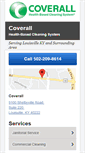 Mobile Screenshot of coverallservicelouisville.com